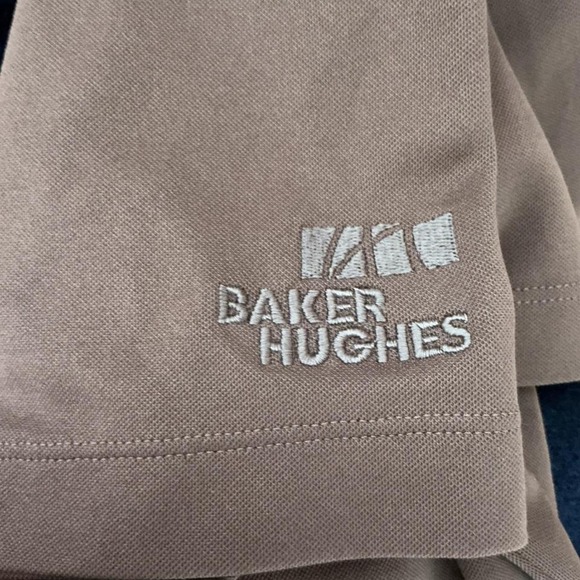 Nike Golf XL Dri-FIT Polo Shirt Mens Brown Baker‎ Hughes Short Sleeve Athletic - Picture 5 of 5